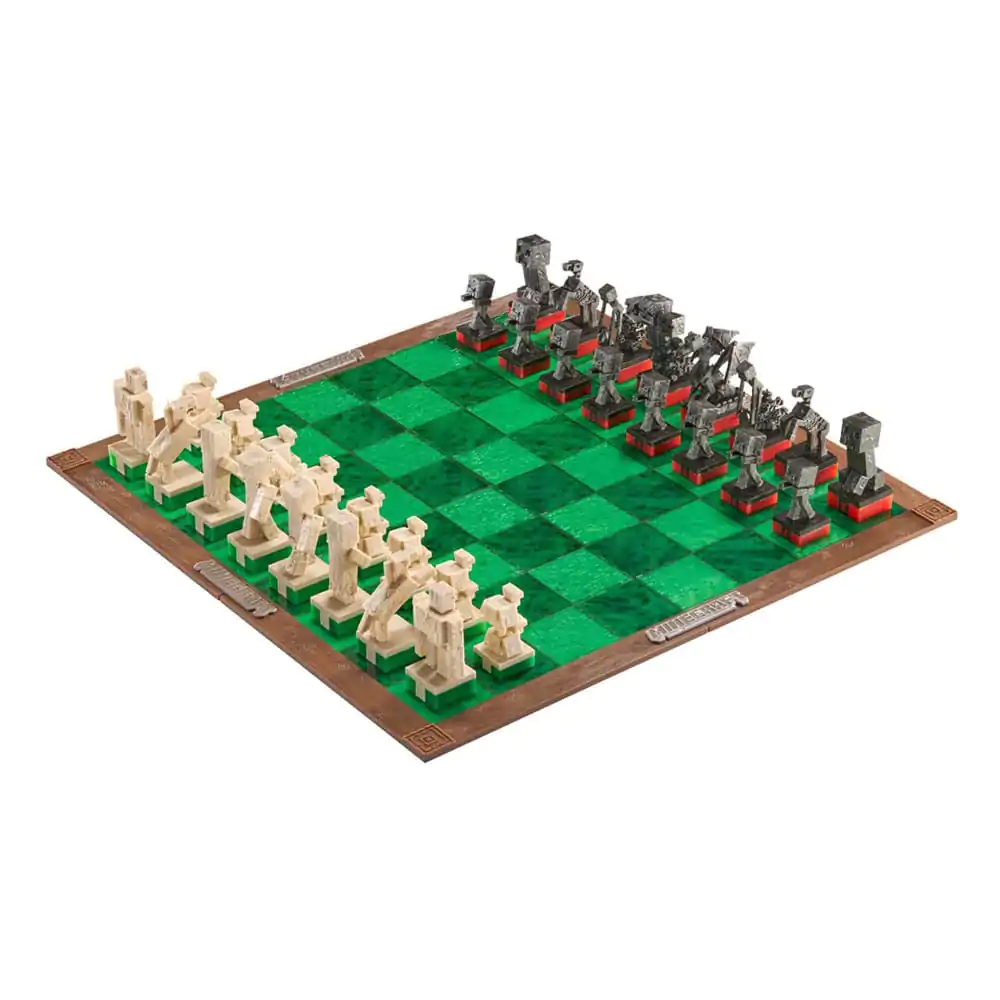 Minecraft Chess Set Overworld Heroes verzus Hostile Mobs termékfotó