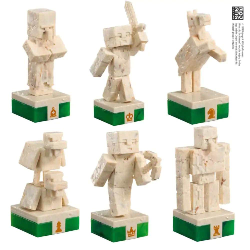 Minecraft Chess Set Overworld Heroes verzus Hostile Mobs termékfotó