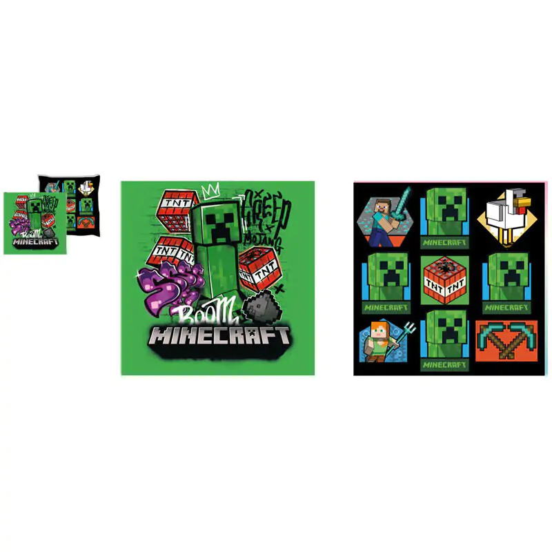 Minecraft vankúš produktová fotografia