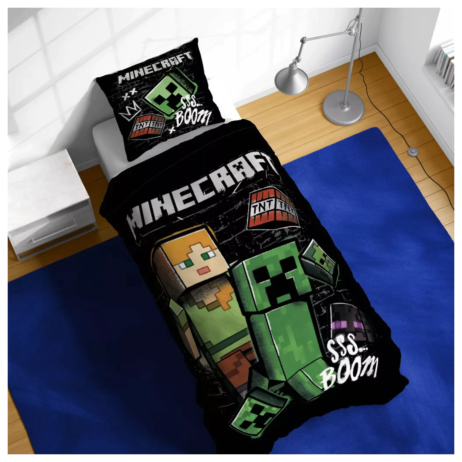 Minecraft Pixel Paradox obliečka na paplón produktová fotografia