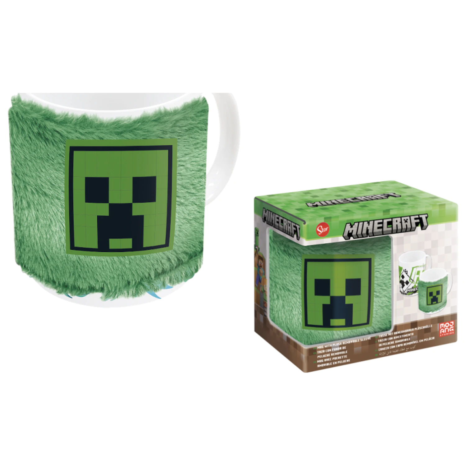 Minecraft Plyšový obal na hrnček 325ml produktová fotografia
