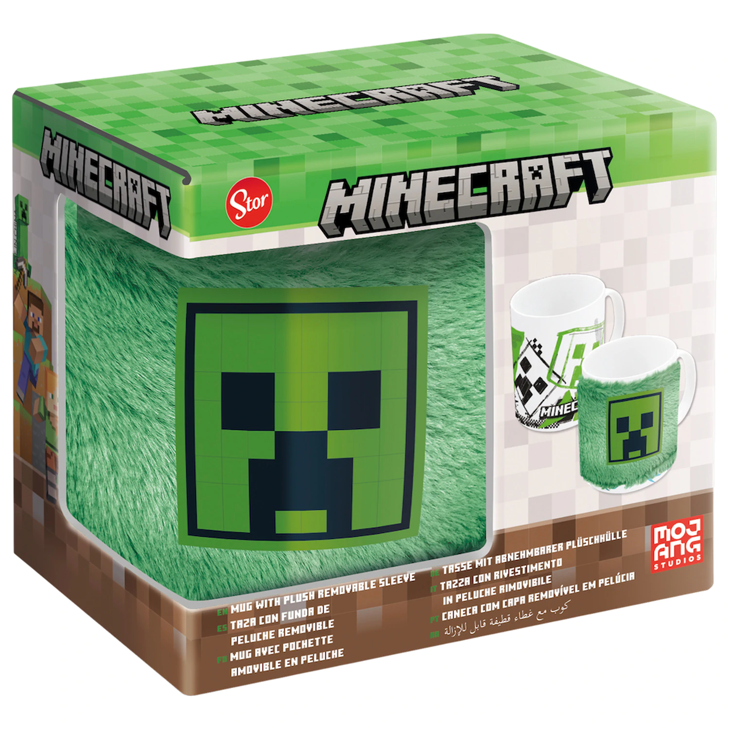 Minecraft Plyšový obal na hrnček 325ml produktová fotografia
