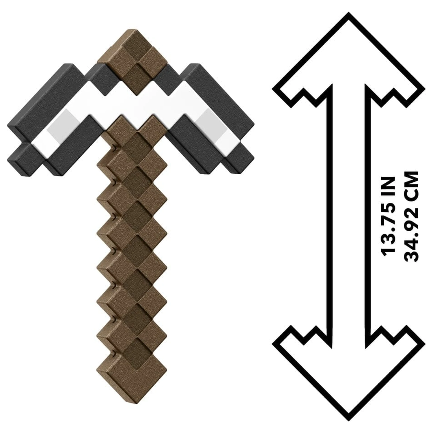 Minecraft Roleplay replika železného krompáča 35 cm produktová fotografia