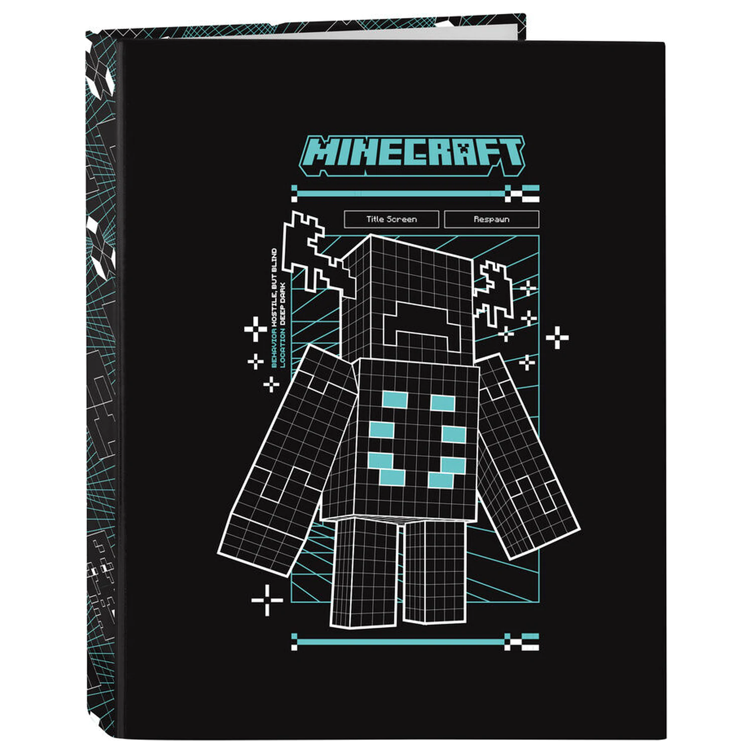 Minecraft obrazovka A4 kartónový zakladač so 4 krúžkami produktová fotografia