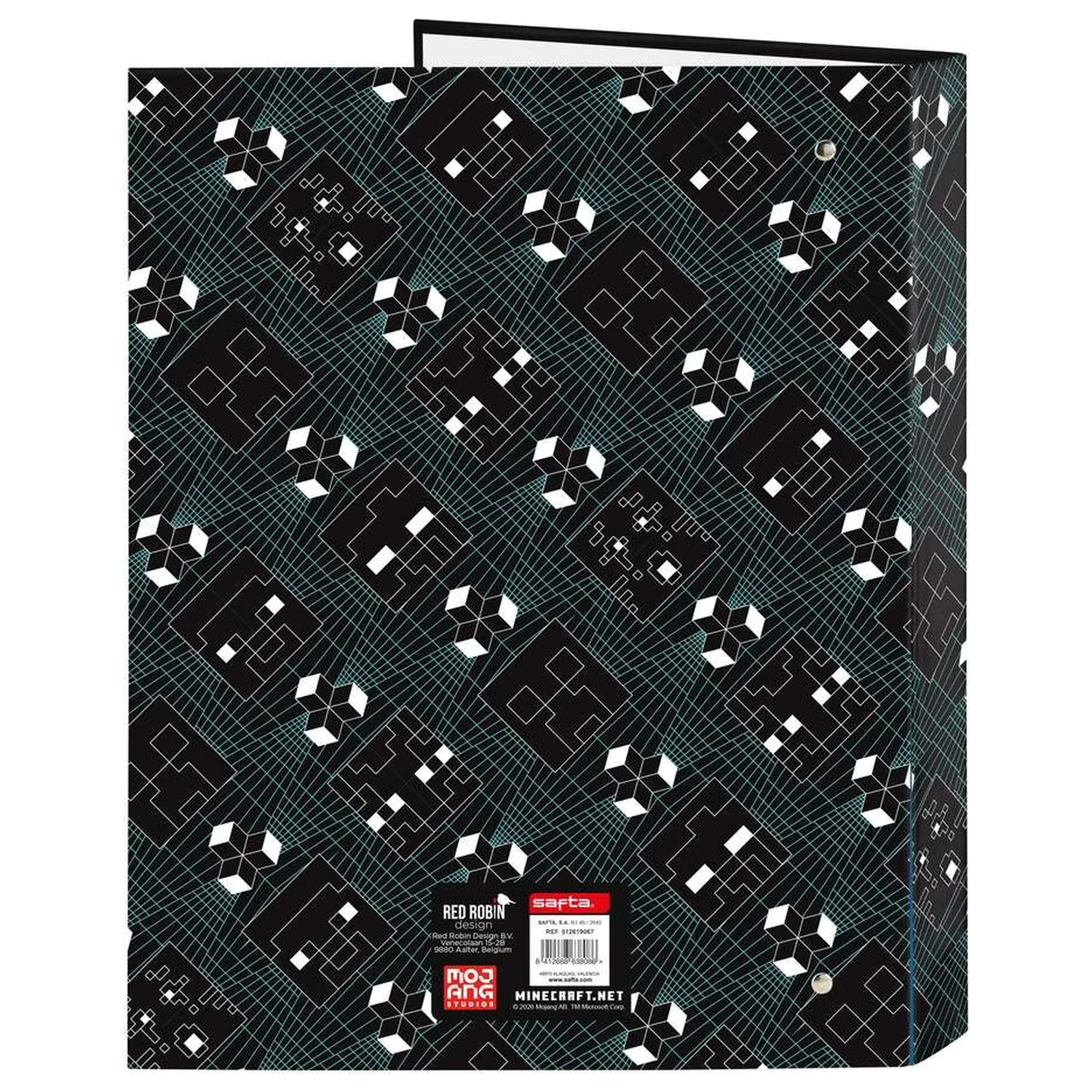 Minecraft obrazovka A4 kartónový zakladač so 4 krúžkami produktová fotografia