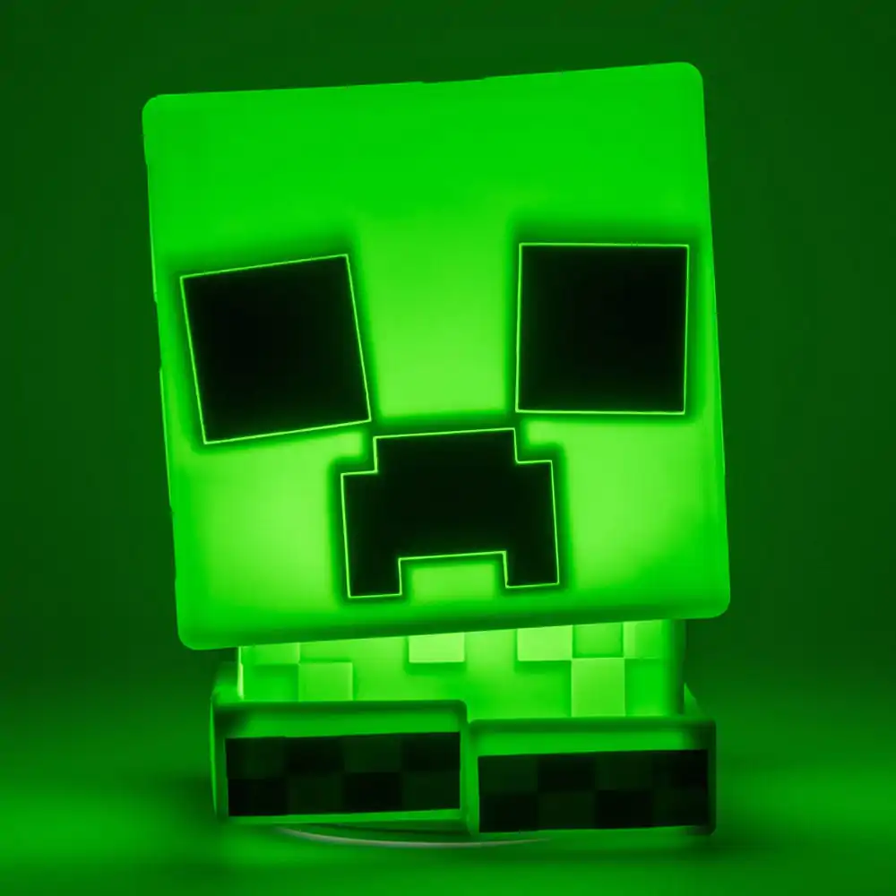 Minecraft Squishy Glo Silicon Light Creeper Silikónové svetlo - stláčacia hračka 15 cm produktová fotografia