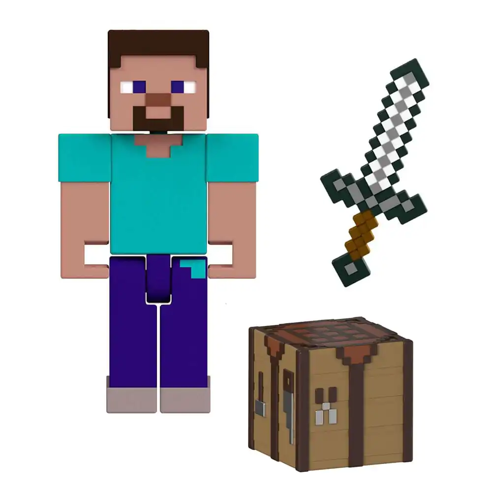 Minecraft akčná figúrka Steve 8 cm produktová fotografia