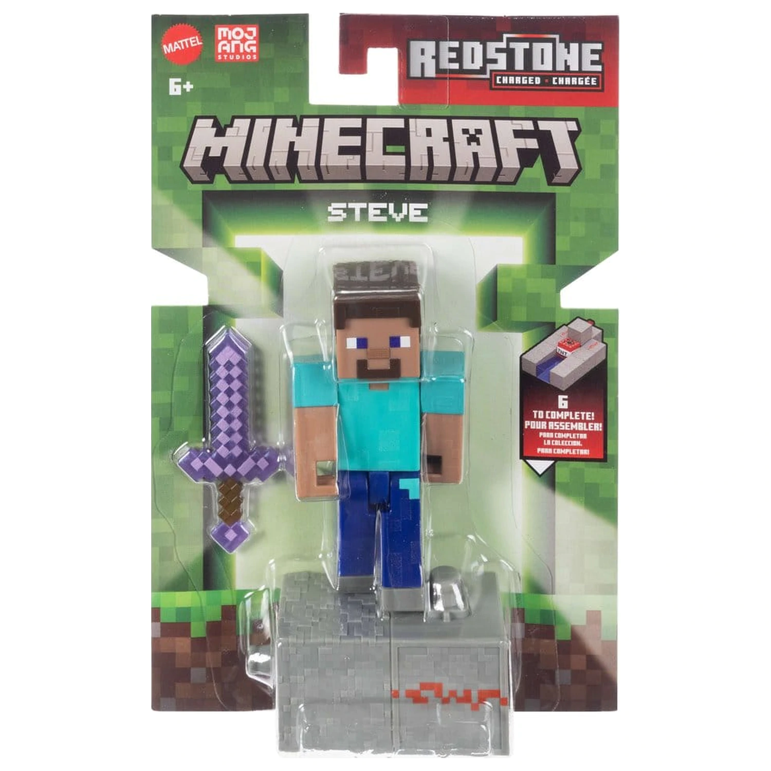 Minecraft akčná figúrka Steve 8 cm produktová fotografia