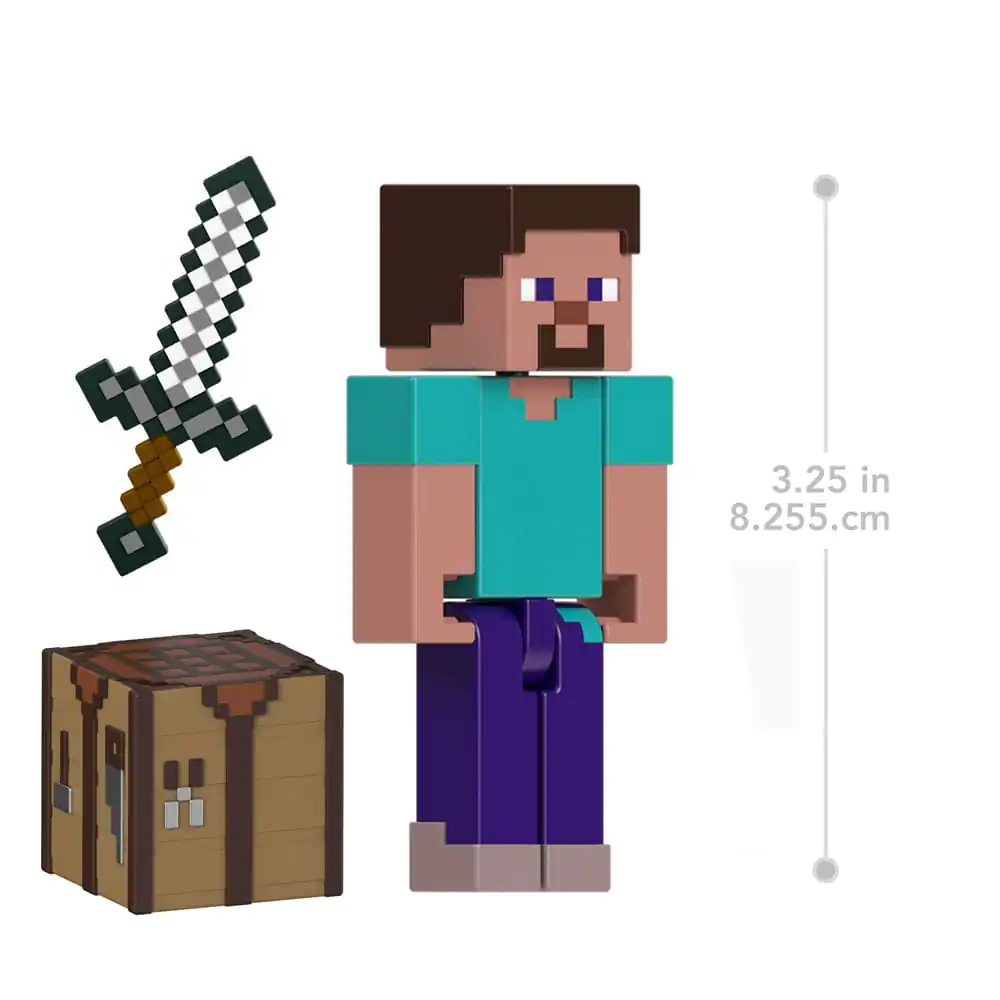 Minecraft akčná figúrka Steve 8 cm produktová fotografia