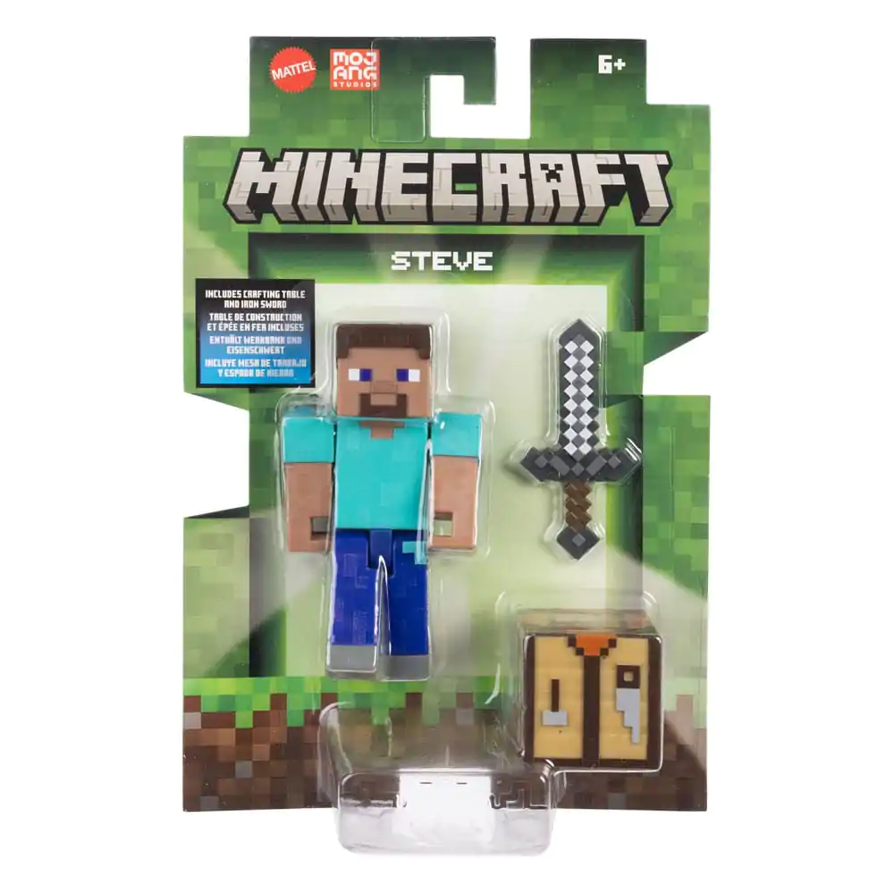 Minecraft akčná figúrka Steve 8 cm produktová fotografia