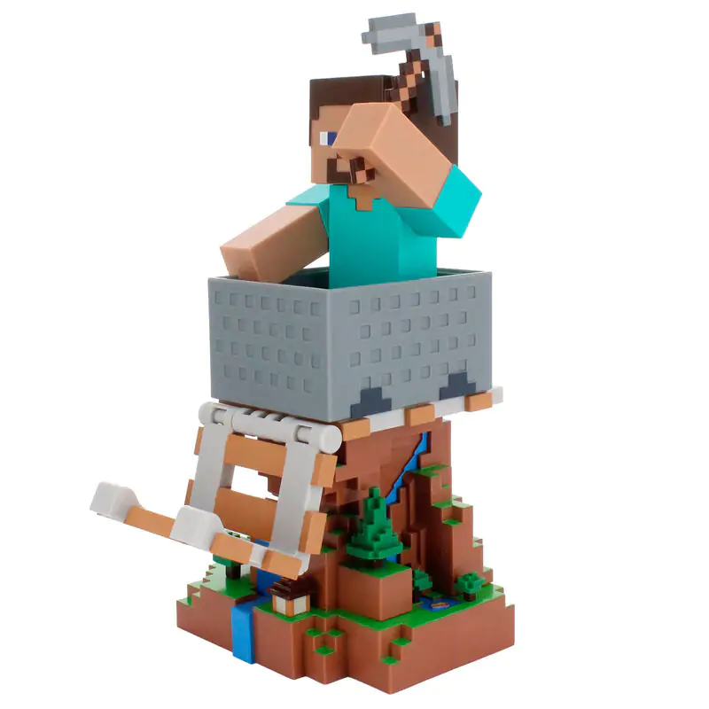 Minecraft Steve upevňovací držiak Cable guy 20 cm produktová fotografia