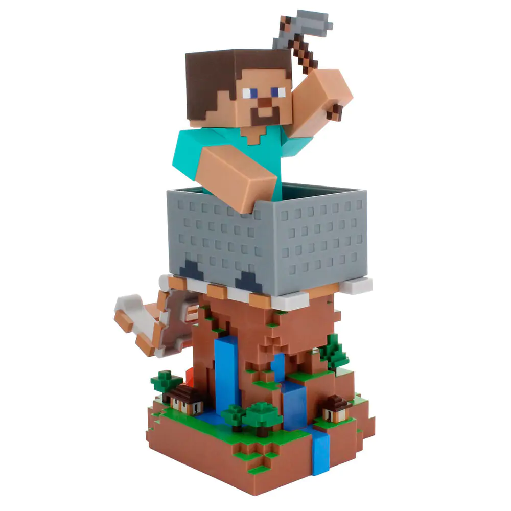 Minecraft Steve upevňovací držiak Cable guy 20 cm produktová fotografia