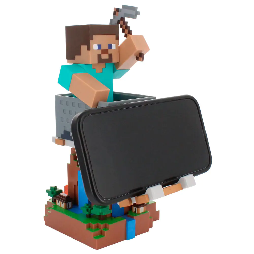 Minecraft Steve upevňovací držiak Cable guy 20 cm produktová fotografia