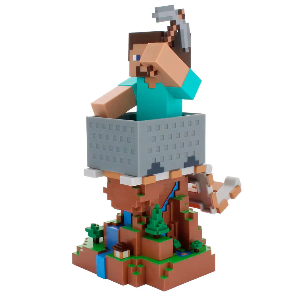 Minecraft Steve upevňovací držiak Cable guy 20 cm produktová fotografia