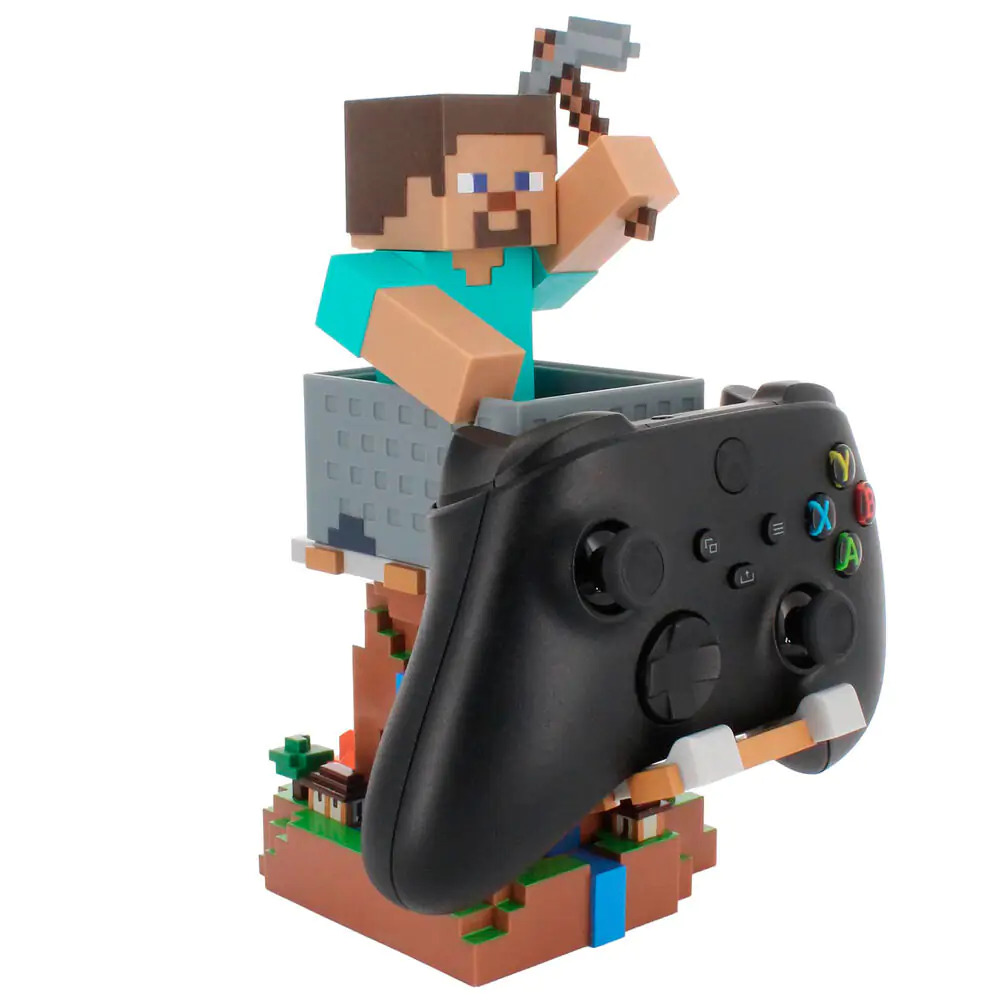 Minecraft Steve upevňovací držiak Cable guy 20 cm produktová fotografia