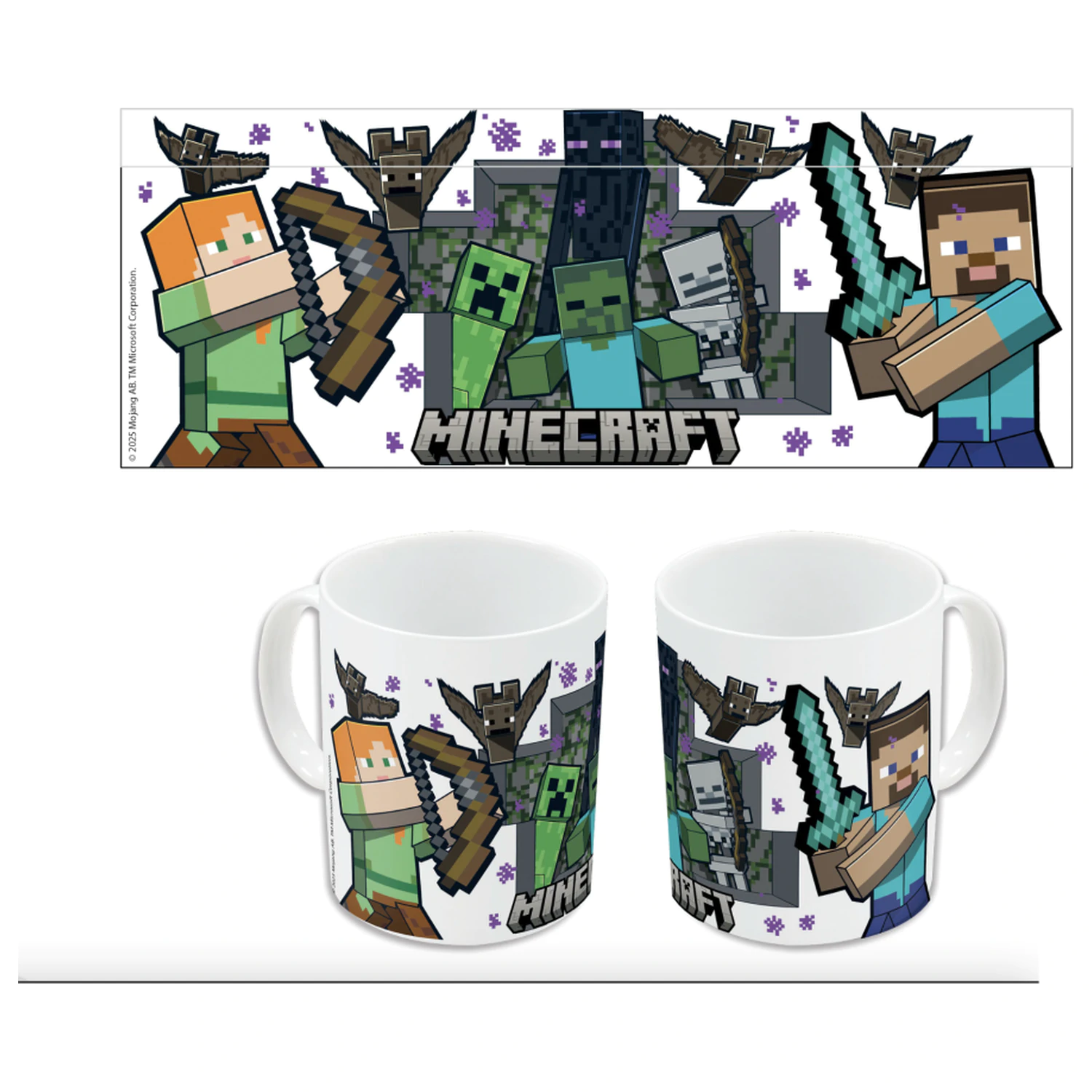Keramický hrnček Minecraft Survival Mode 325 ml produktová fotografia