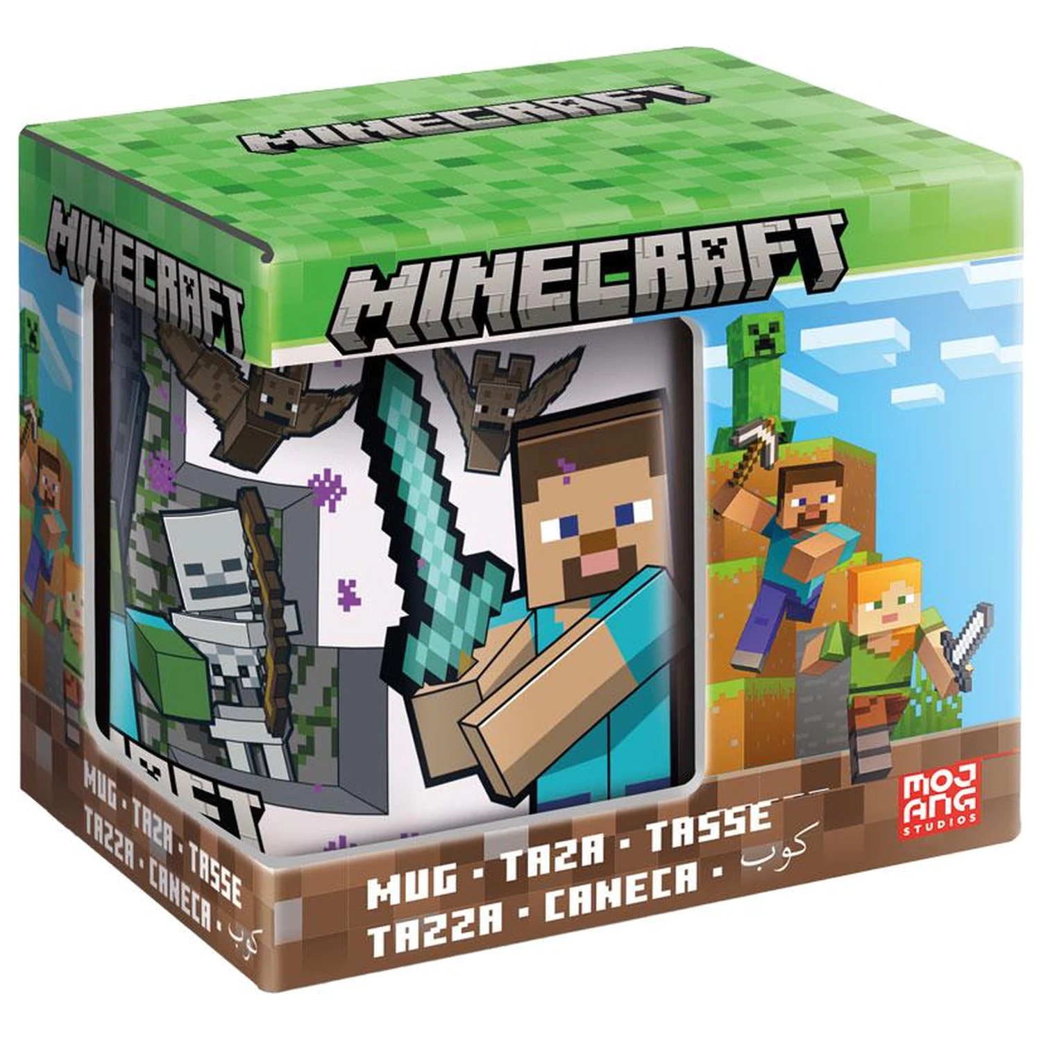 Keramický hrnček Minecraft Survival Mode 325 ml produktová fotografia