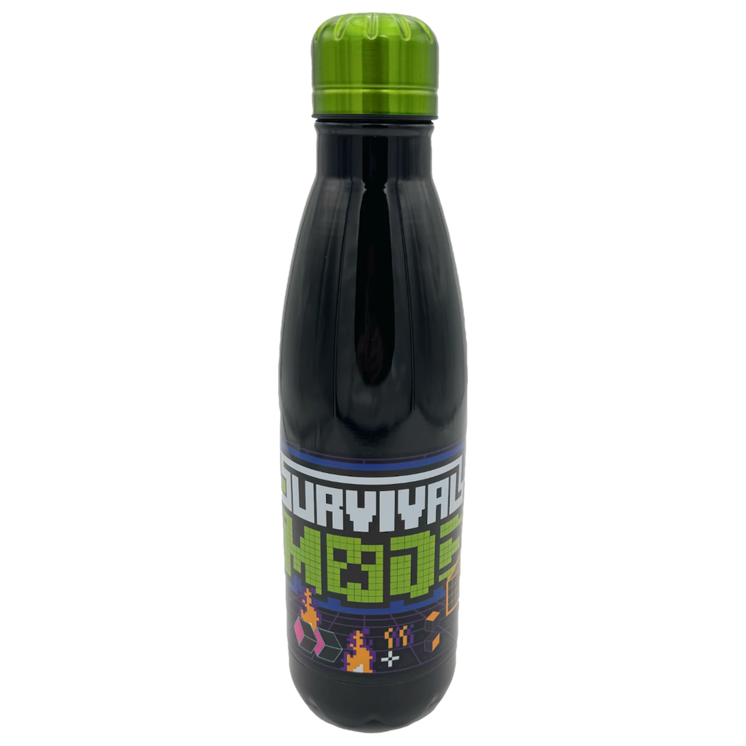 Minecraft Survival Mode nerezová oceľ fľaša produktová fotografia