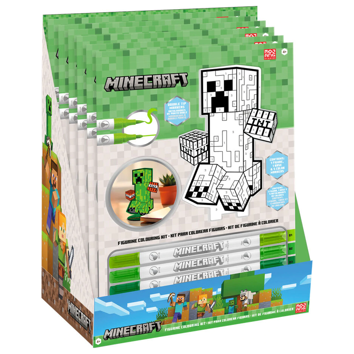 Minecraft omaľovánkový set produktová fotografia