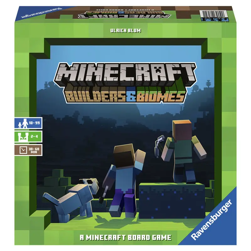 Minecraft Board Game Builders & Biomes anglická verzia produktová fotografia