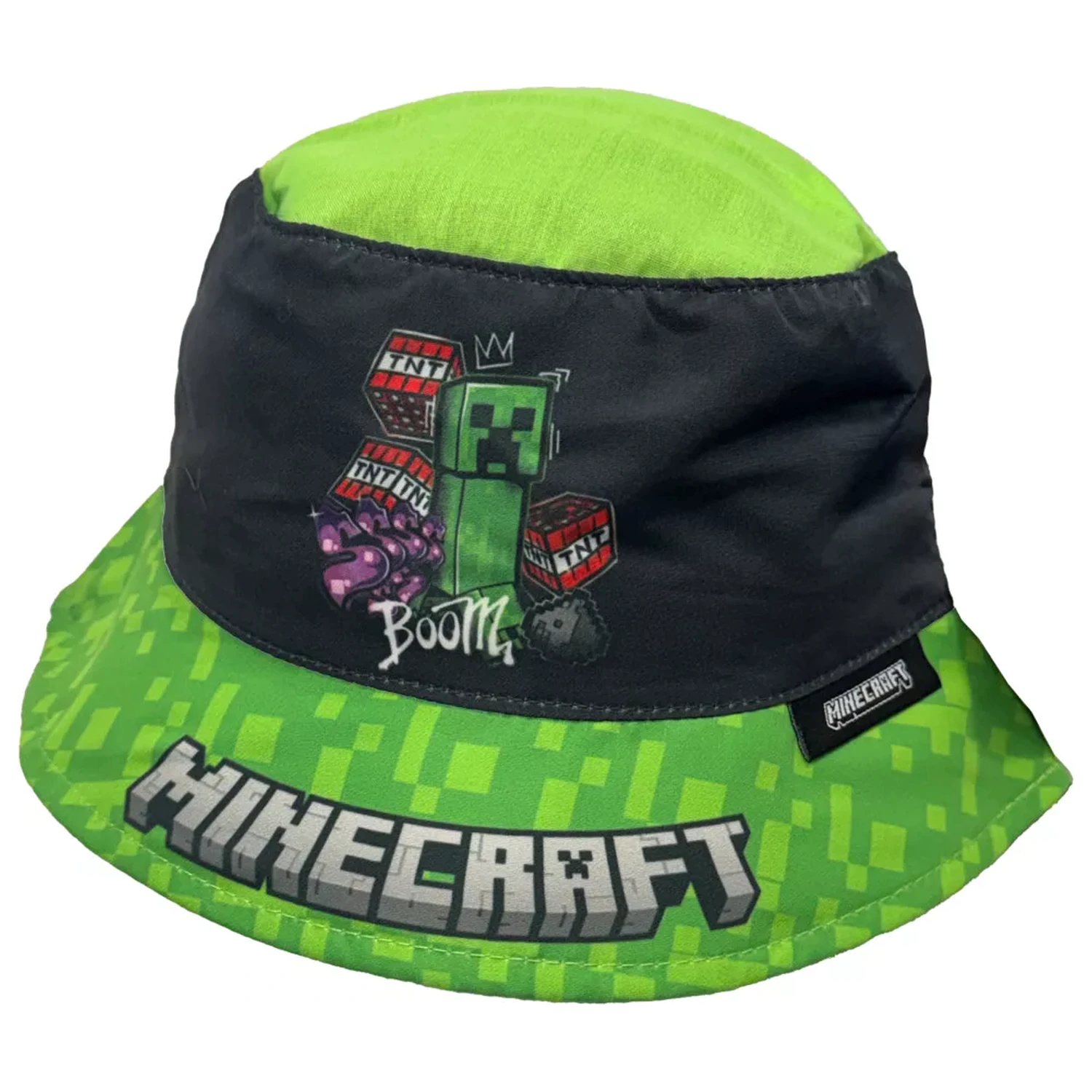 Minecraft TNT Attack detský rybársky klobúk 55 cm produktová fotografia