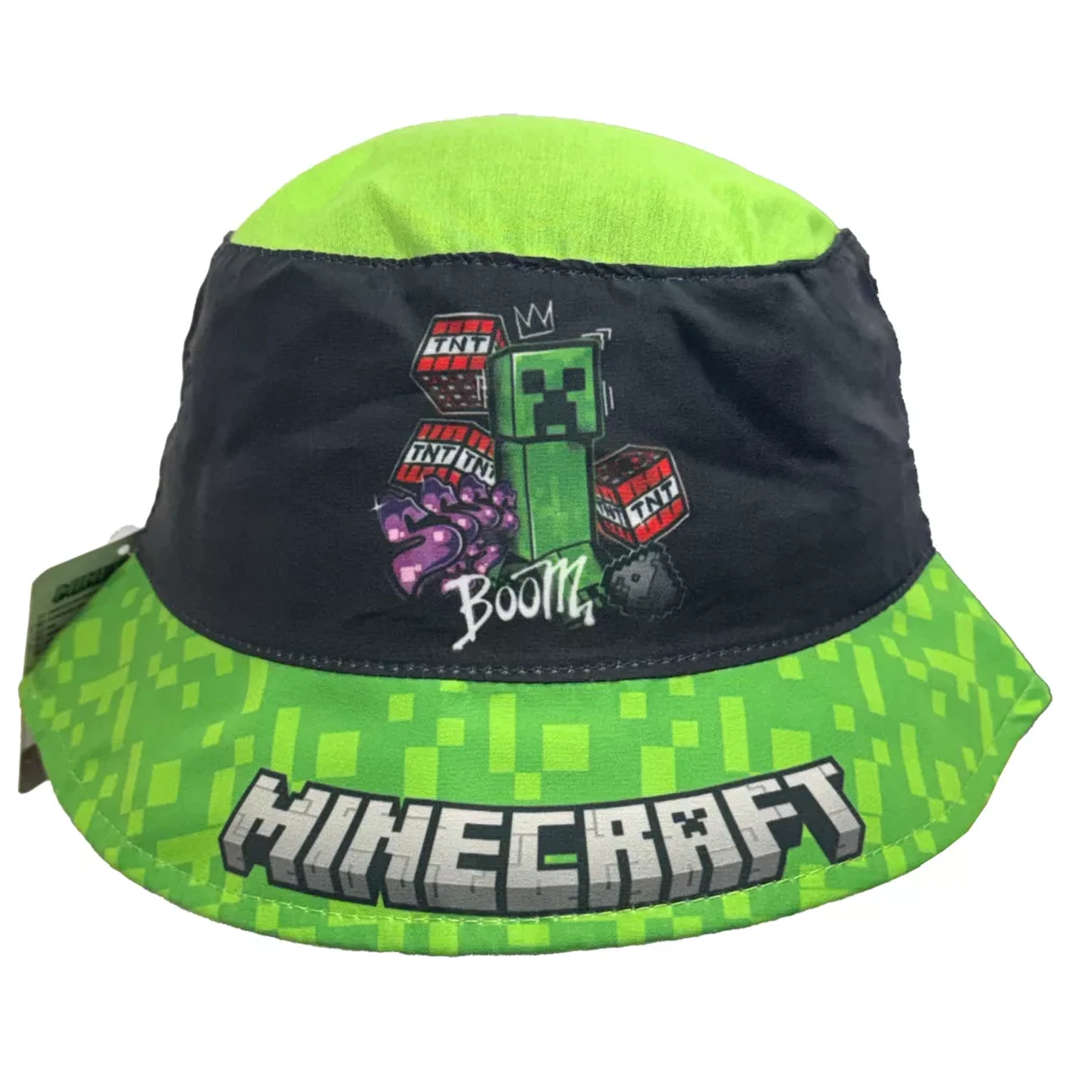 Minecraft TNT Attack detský rybársky klobúk 55 cm produktová fotografia