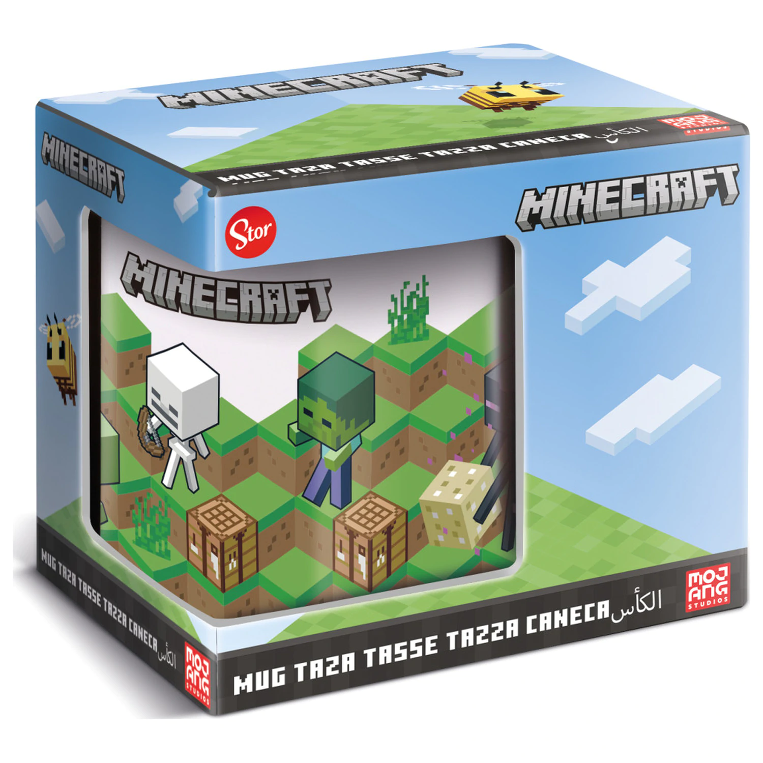 Minecraft TNT Boom hrnček produktová fotografia