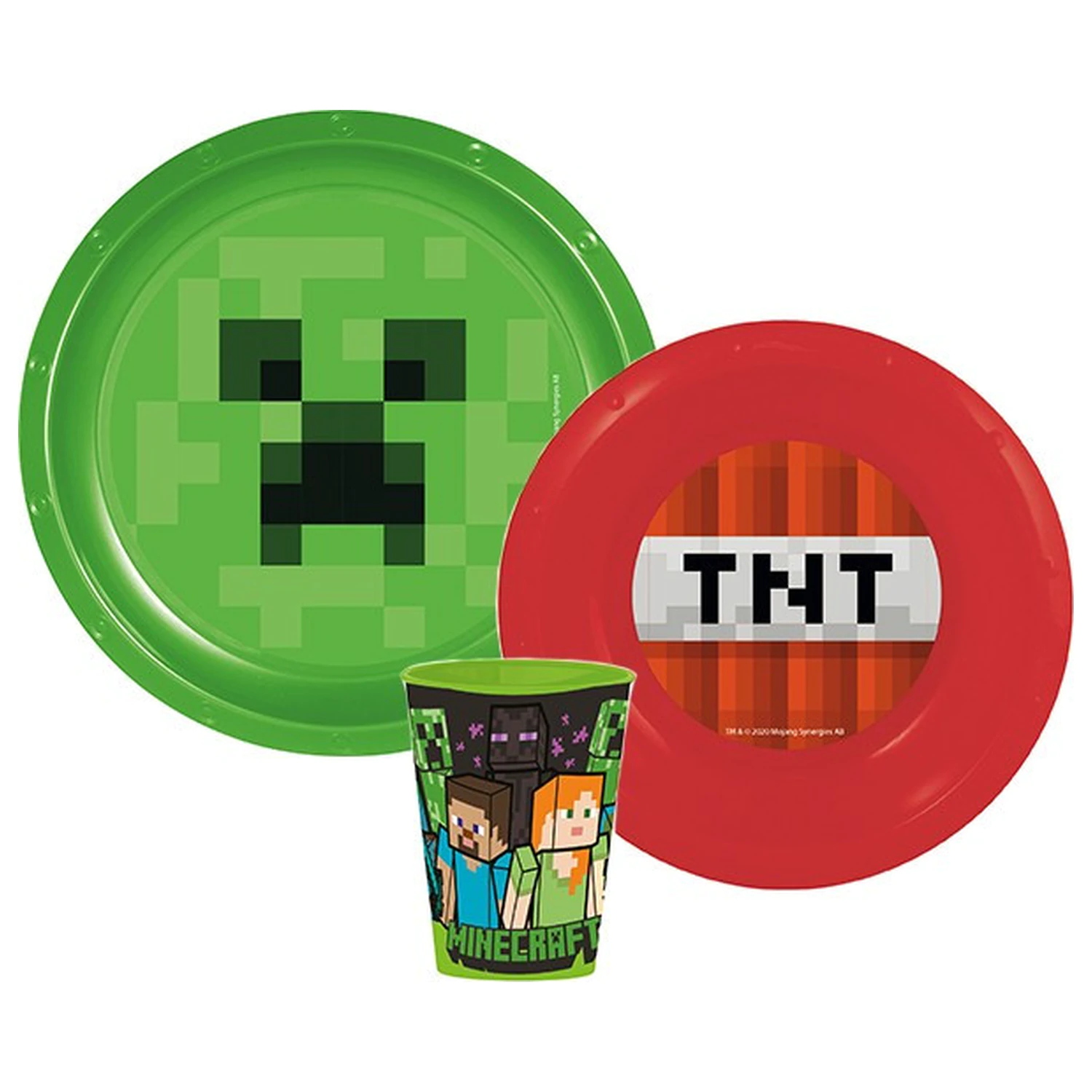 Minecraft TNT Jedálenská súprava, Plastová súprava produktová fotografia
