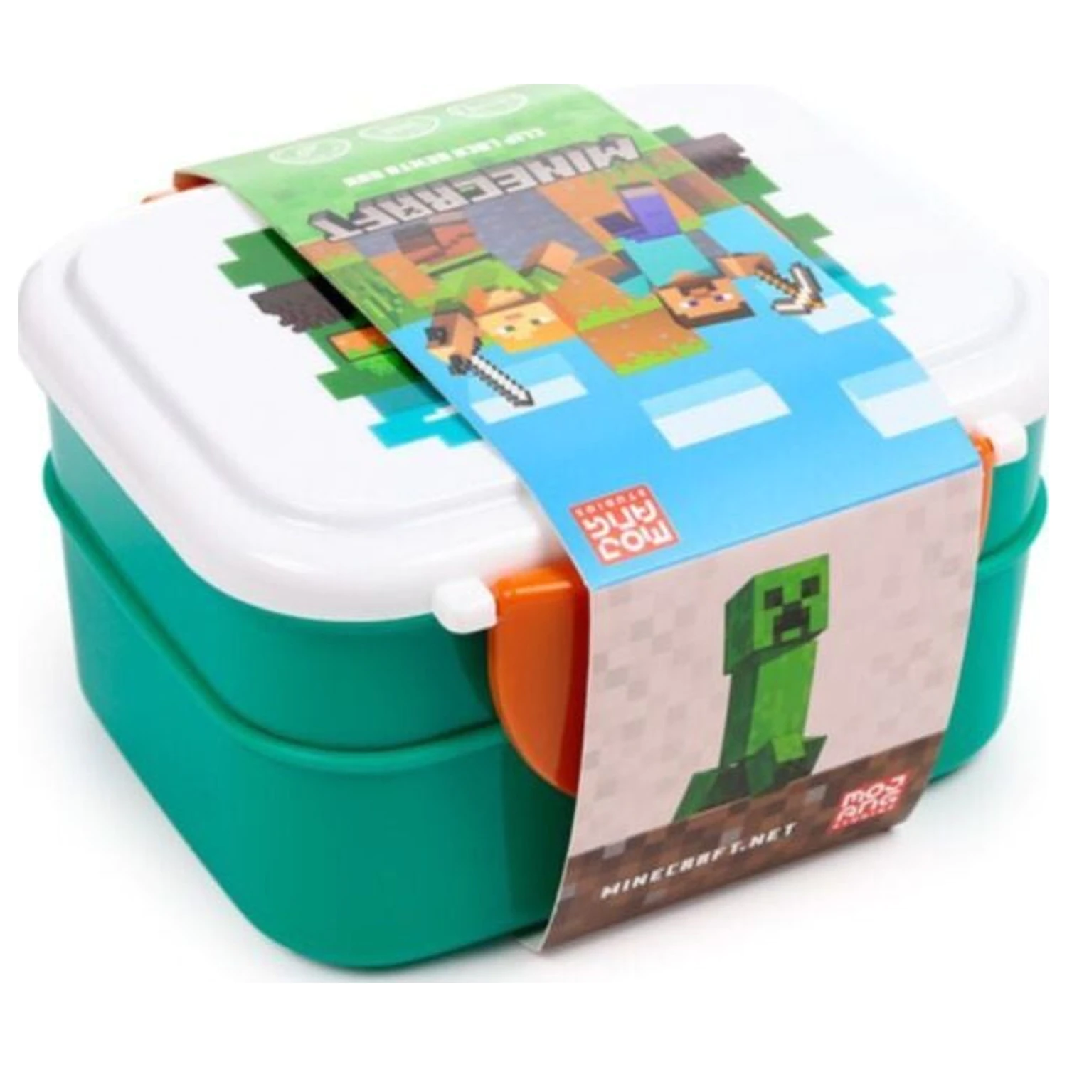 Minecraft desiatový box a súprava príborov produktová fotografia