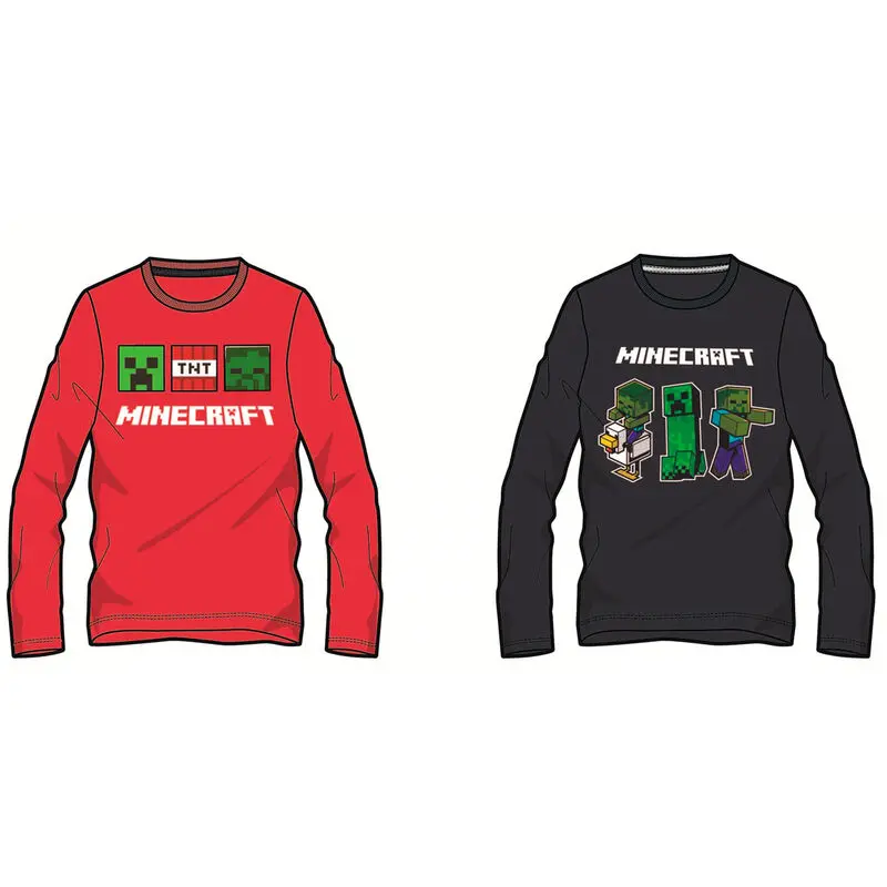 Minecraft rôzne tričko produktová fotografia