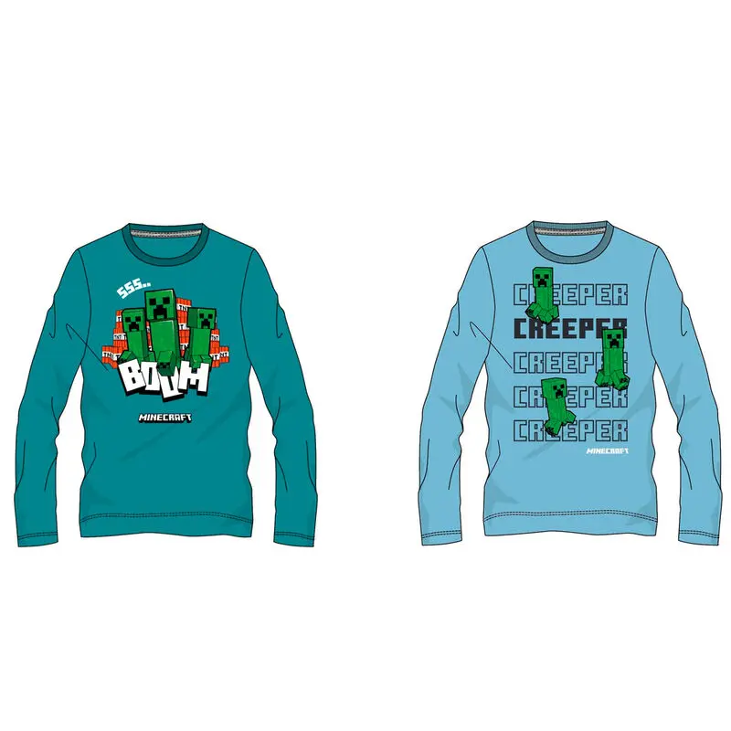 Minecraft rôzne tričká produktová fotografia
