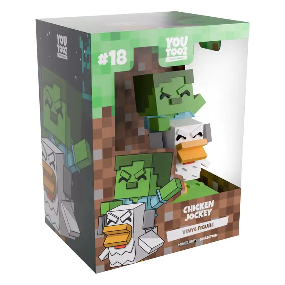 Minecraft Vinylová figúrka Chicken Jockey 12 cm produktová fotografia