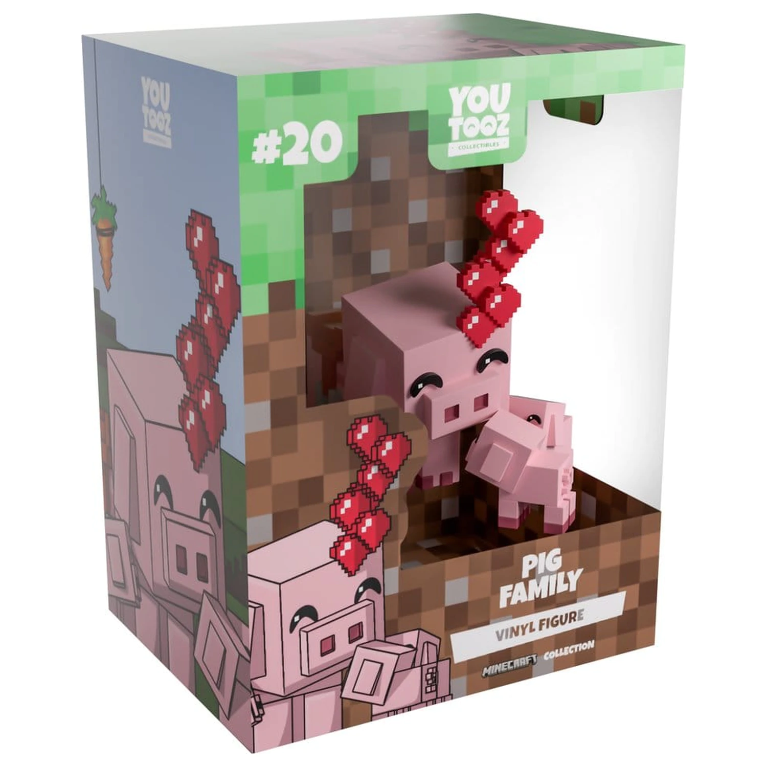 Minecraft Vinylová figúrka Pig Family 8 cm produktová fotografia
