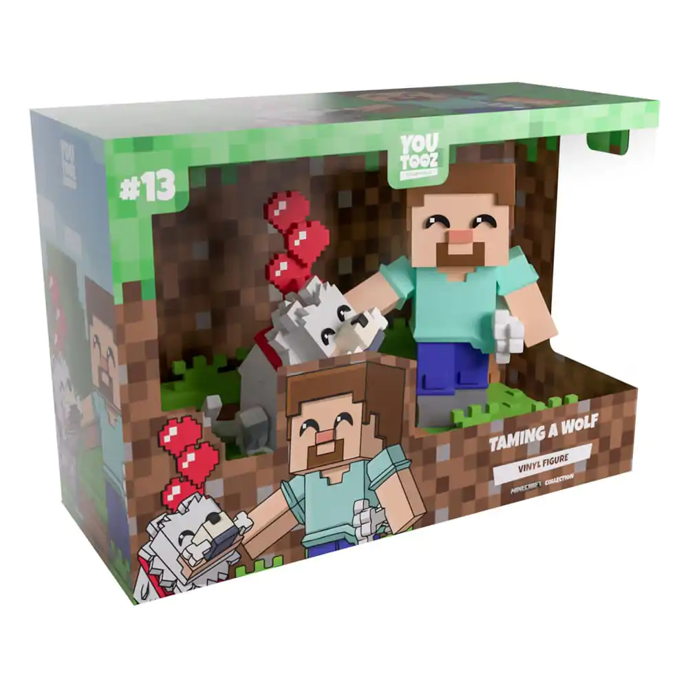 Minecraft Vinyl Figúrka Taming a Wolf 10 cm produktová fotografia