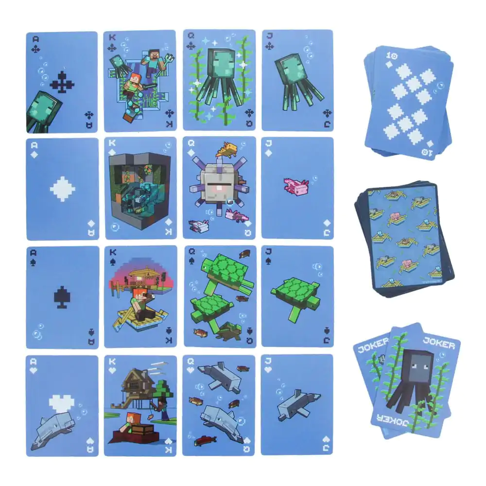 Minecraft Hracie Karty Waterproof produktová fotografia