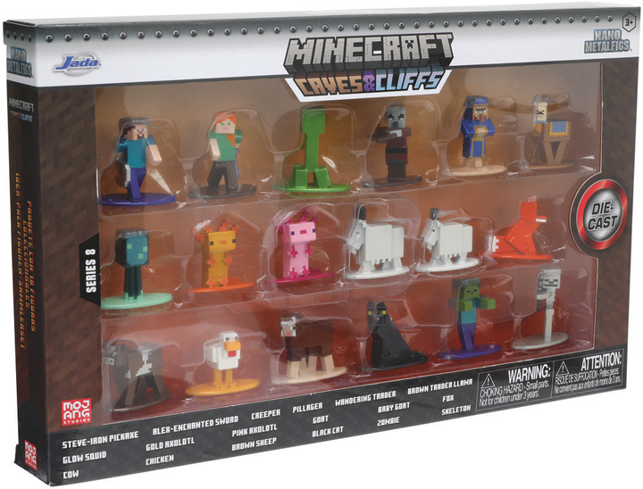 Minecraft vlna 8 sada 18 figúrok 4 cm produktová fotografia