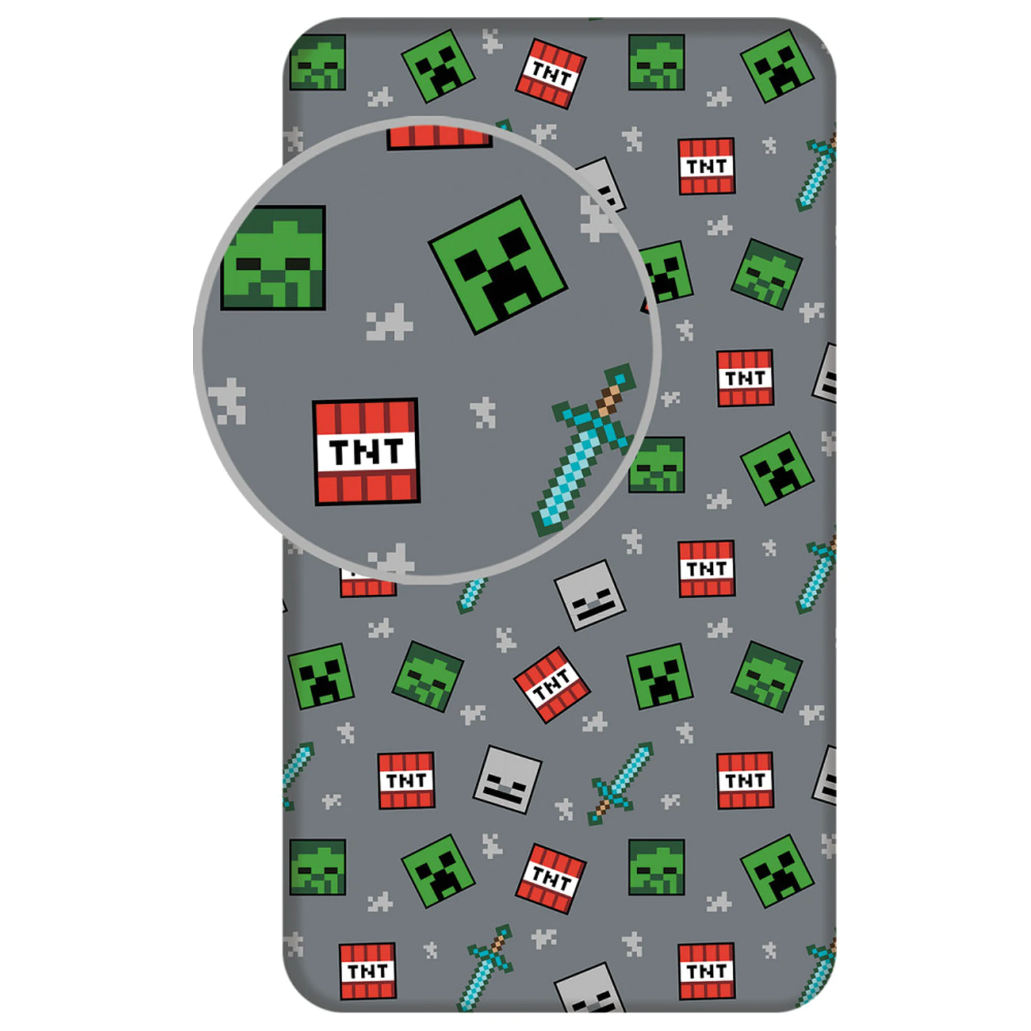 Minecraft We Got This plachta s gumou 90x200 cm produktová fotografia