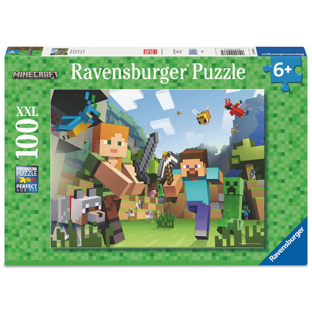 Minecraft XXL puzzle 100 dielikov produktová fotografia