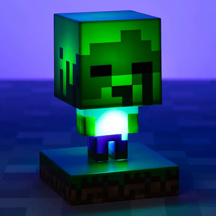 Minecraft 3D Icon Light Zombie termékfotó