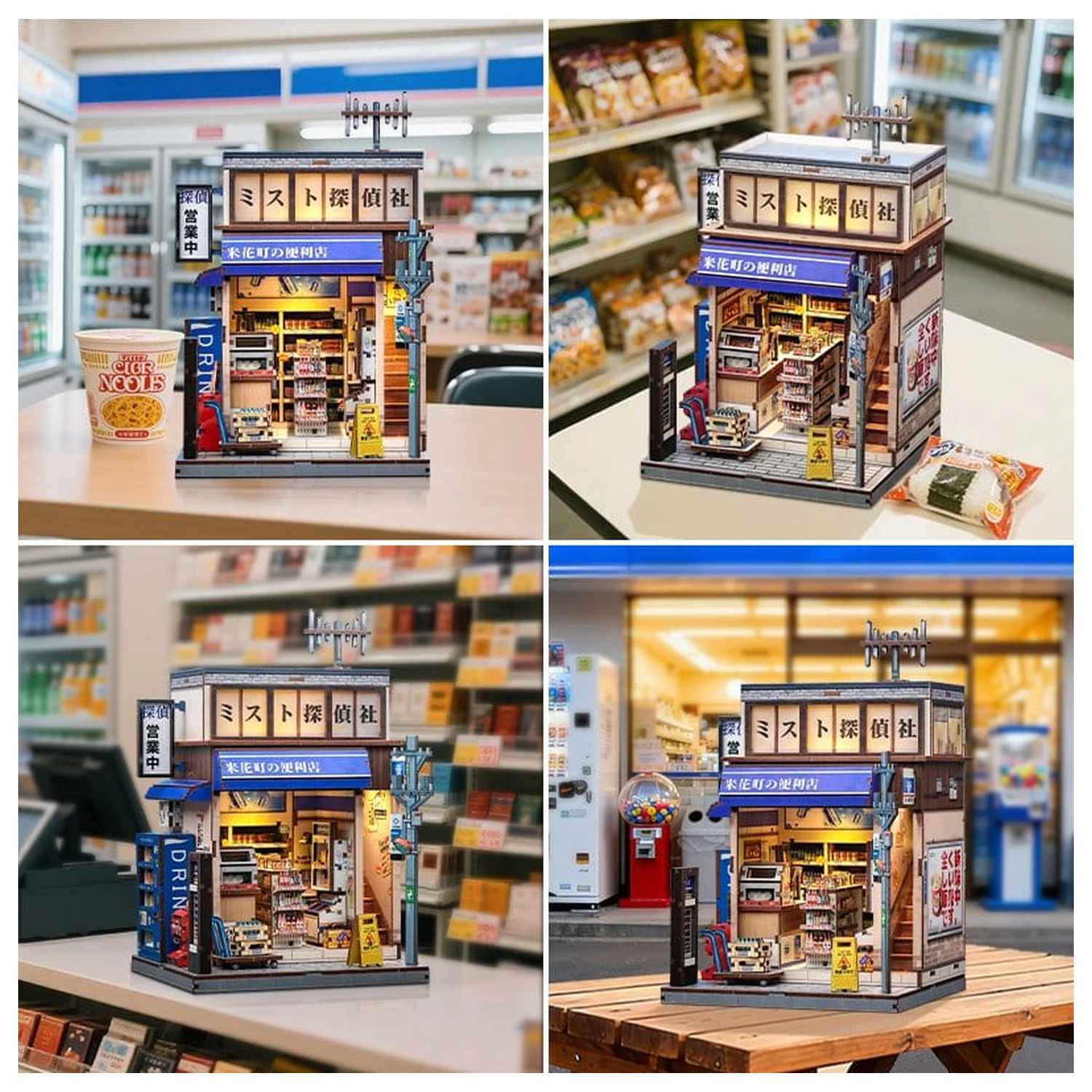 Súprava miniatúrneho modelu domu Beika-cho Convenience Store 22 x 15 cm produktová fotografia