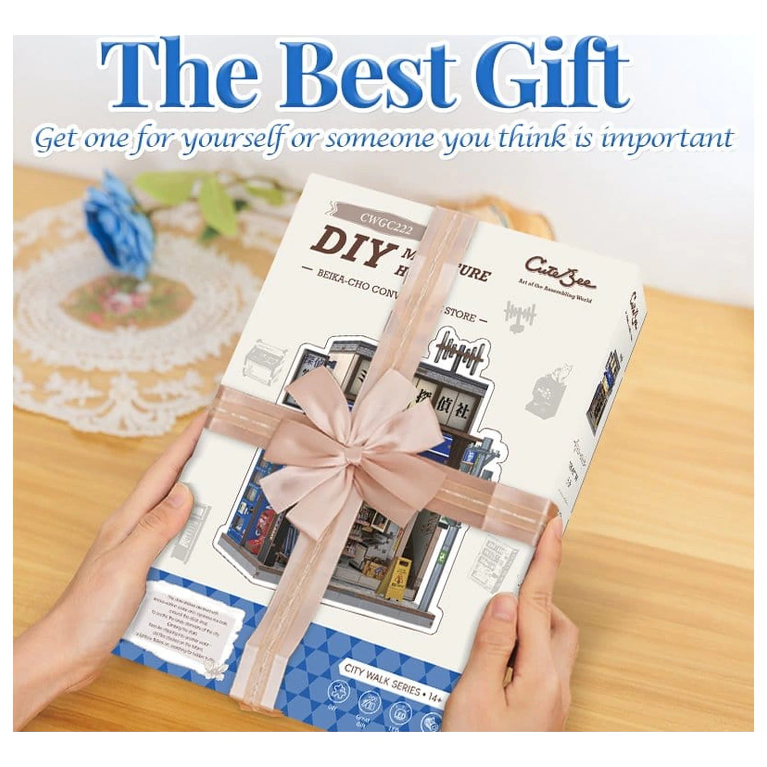 Súprava miniatúrneho modelu domu Beika-cho Convenience Store 22 x 15 cm produktová fotografia