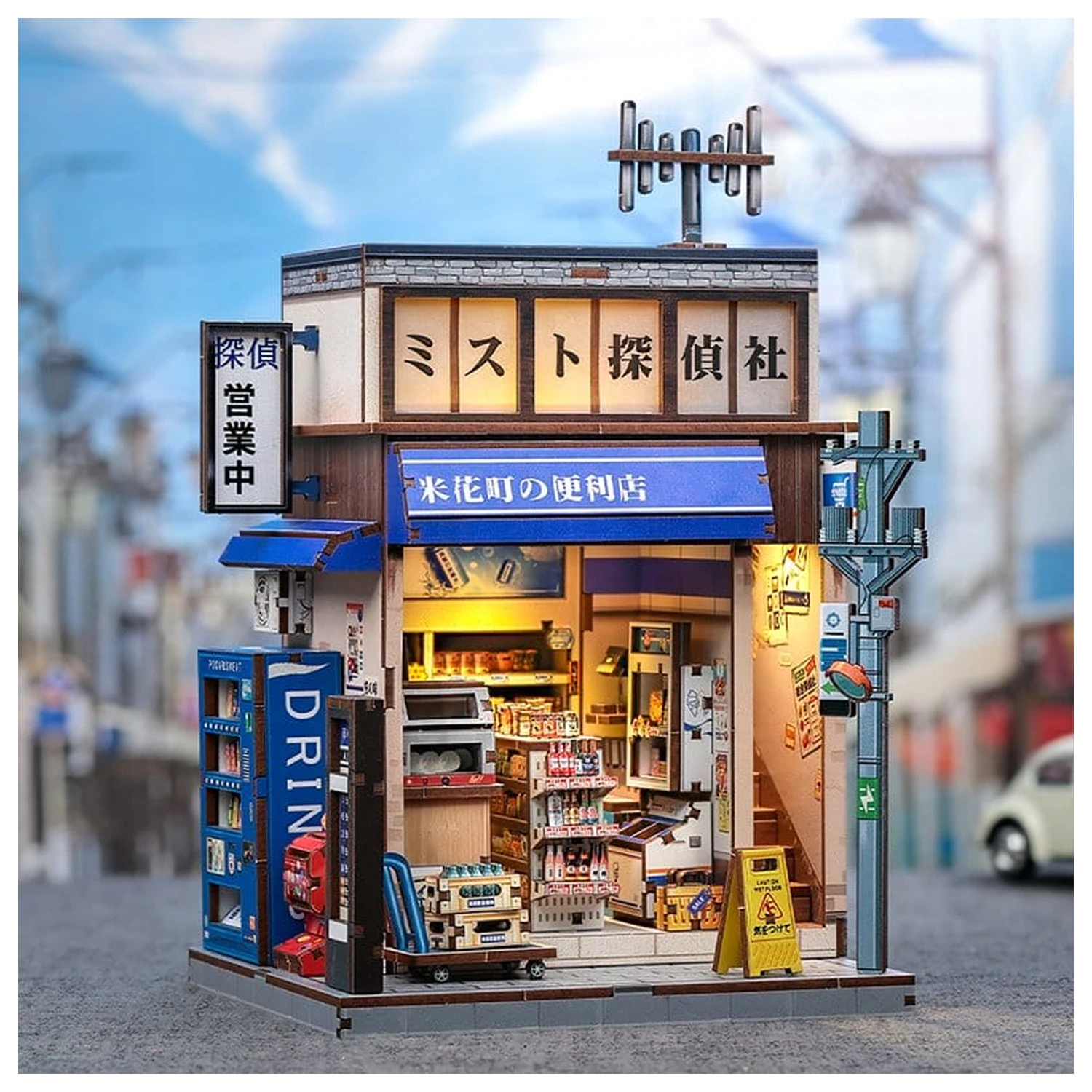 Súprava miniatúrneho modelu domu Beika-cho Convenience Store 22 x 15 cm produktová fotografia