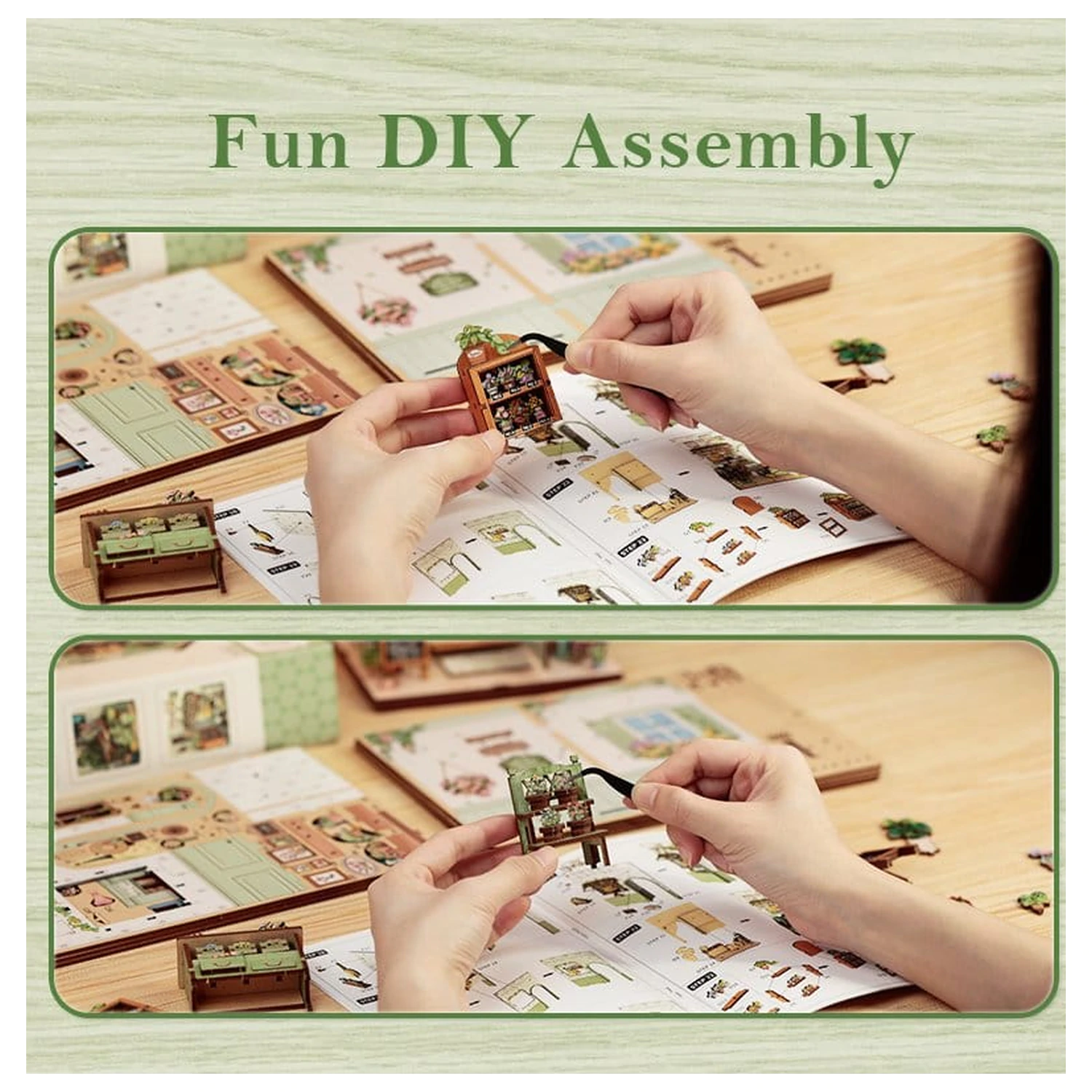 Modelárska súprava miniatúrneho domu Champs-Élysées Florist 18 x 16 cm produktová fotografia