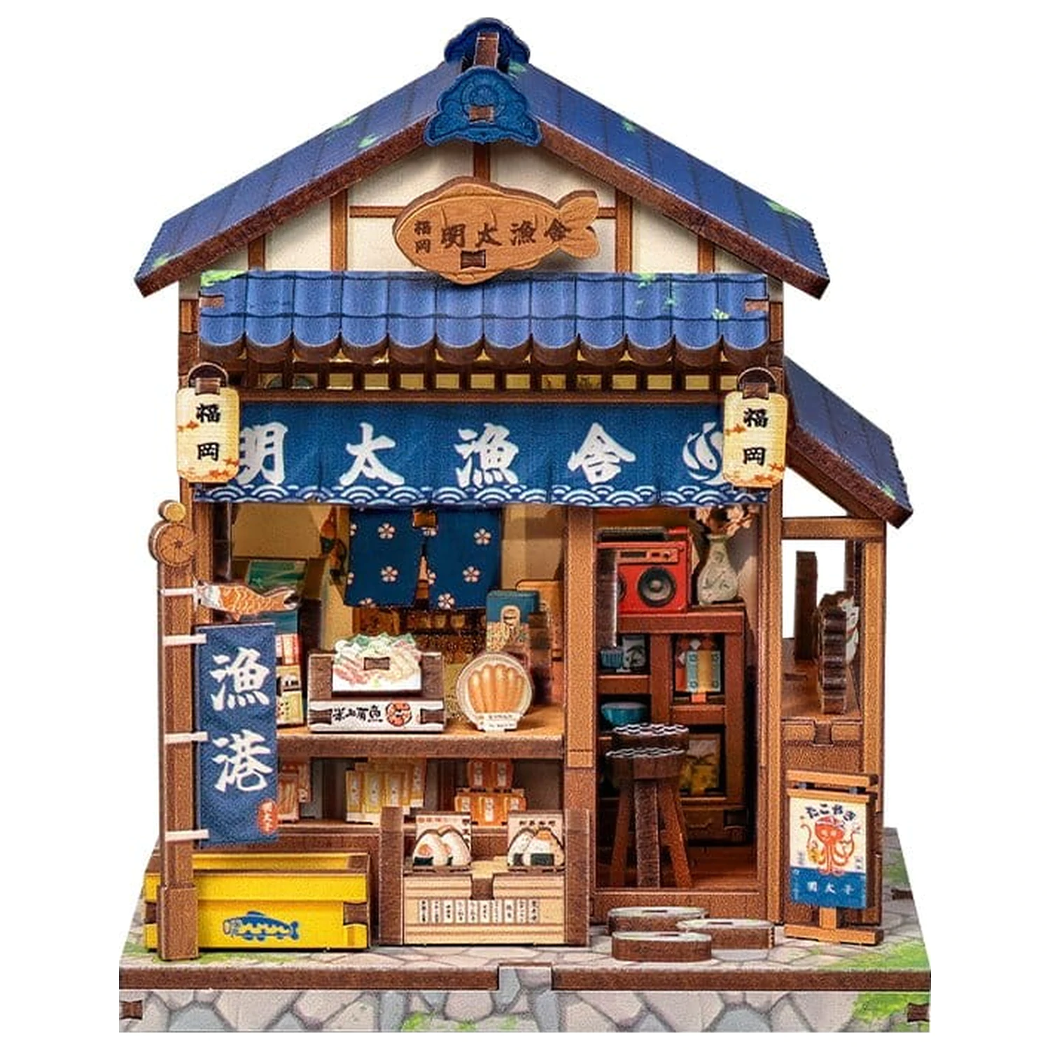 Súprava modelu miniatúrneho domu Fukuoka Mentaiko Kitchen 11 x 9 cm produktová fotografia