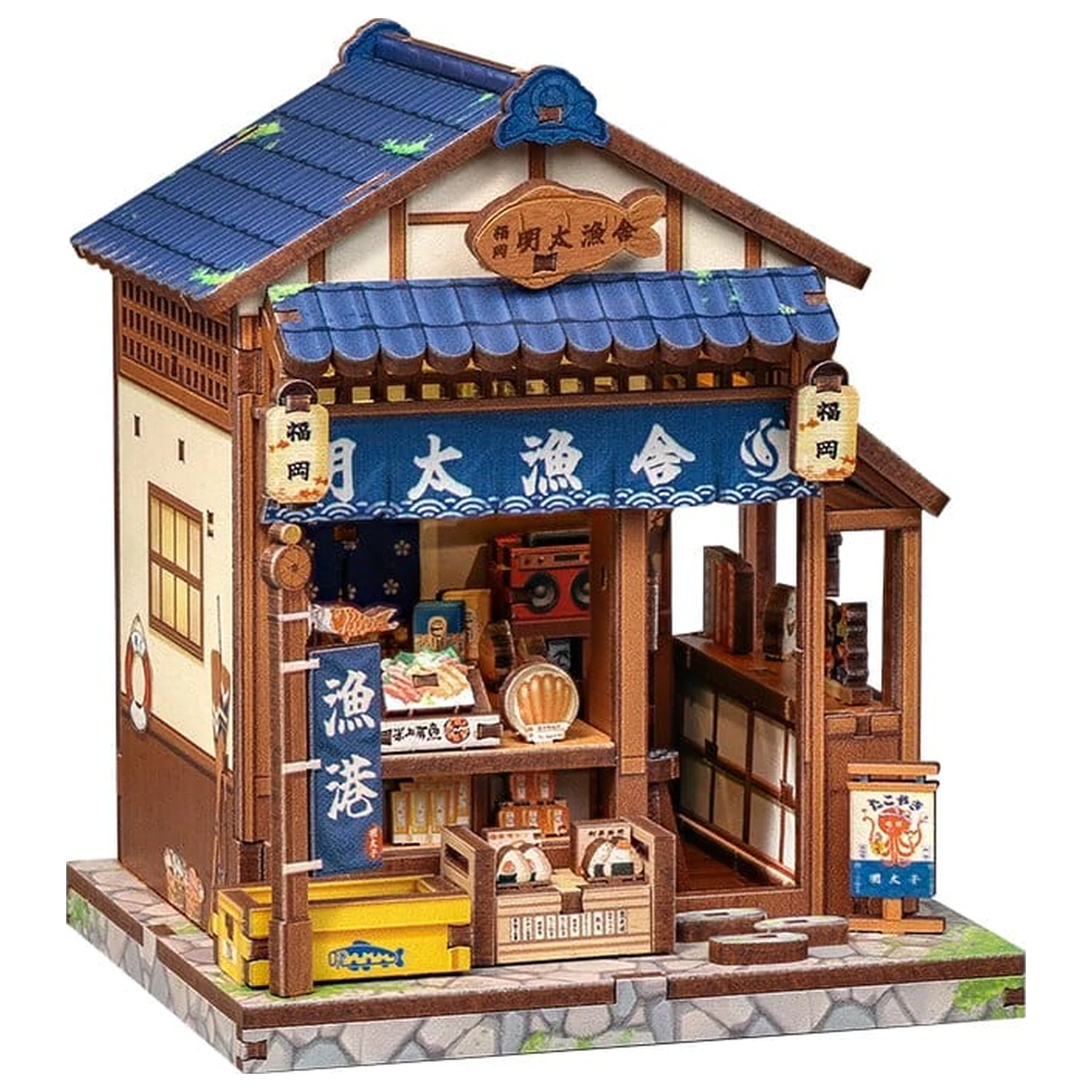 Súprava modelu miniatúrneho domu Fukuoka Mentaiko Kitchen 11 x 9 cm produktová fotografia