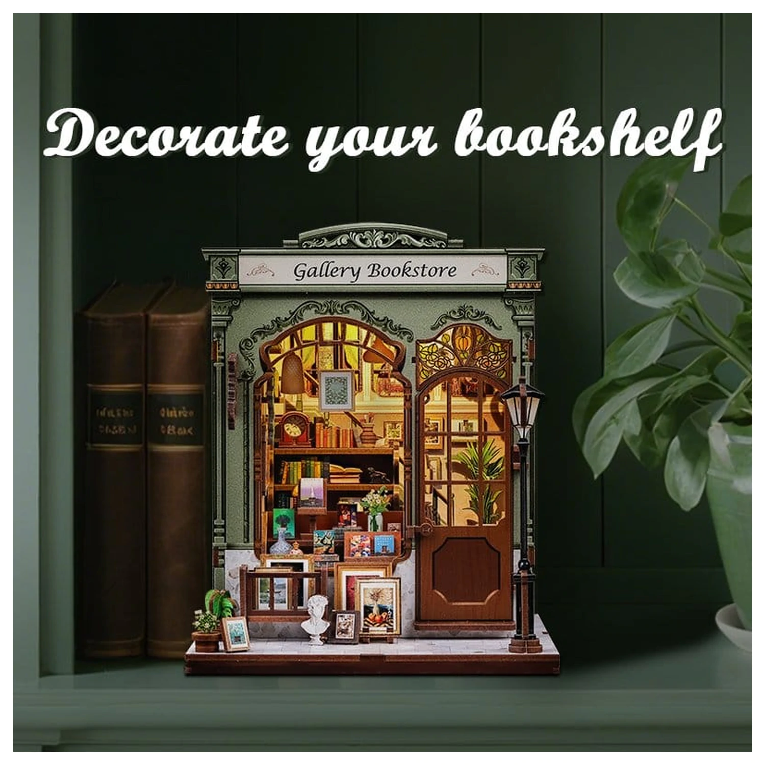 Súprava na stavbu miniatúrneho modelu domu Galéria Kníhkupectvo 20 x 16 cm produktová fotografia