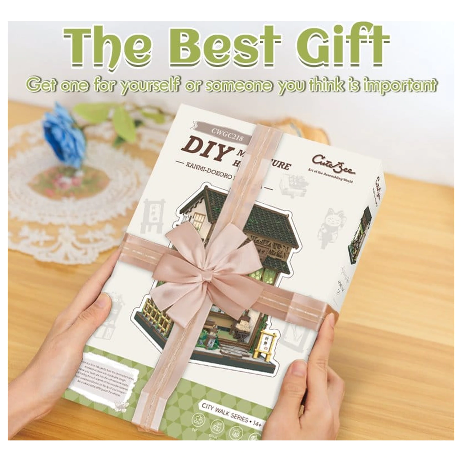 Sada modelov miniatúrneho domu Kanmi-dokoro Kurihara 19 x 15 cm produktová fotografia