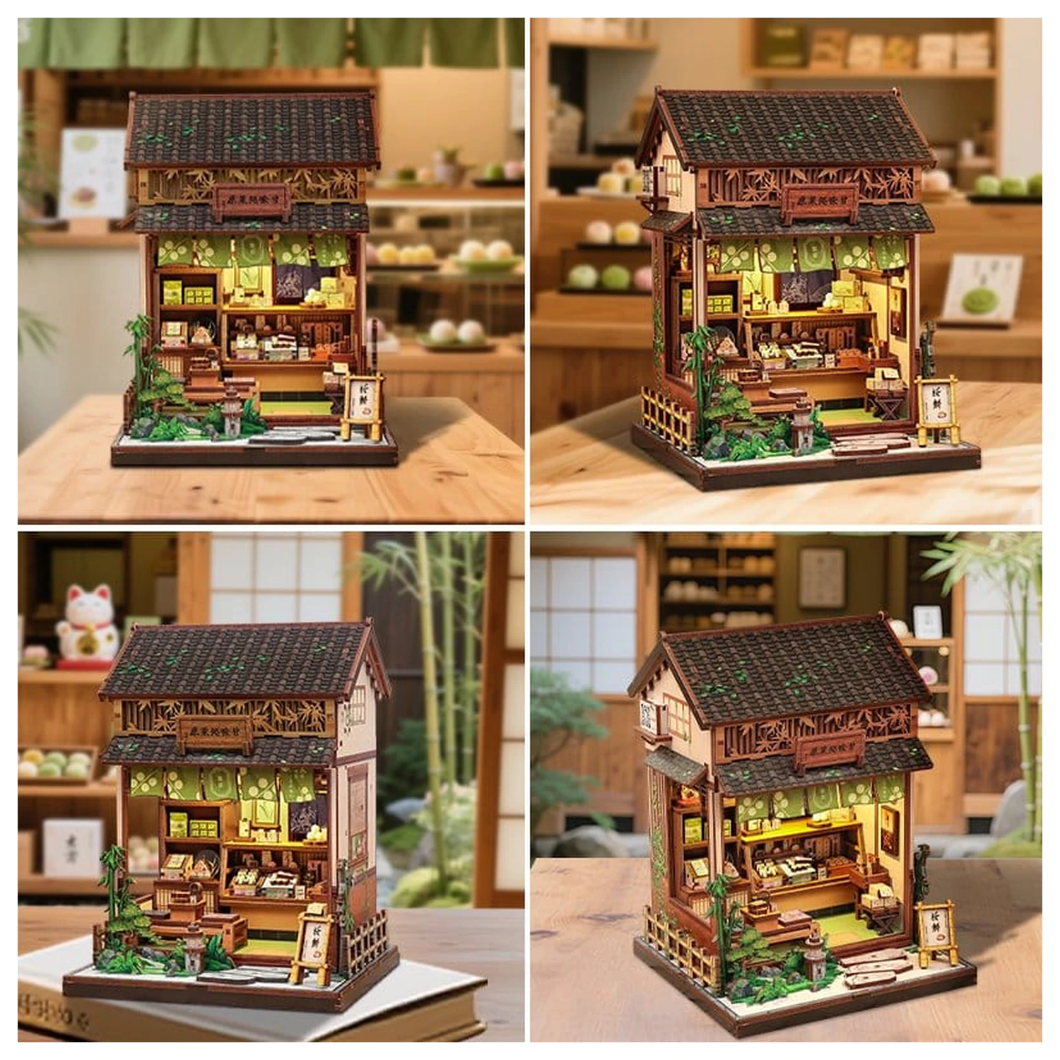 Sada modelov miniatúrneho domu Kanmi-dokoro Kurihara 19 x 15 cm produktová fotografia