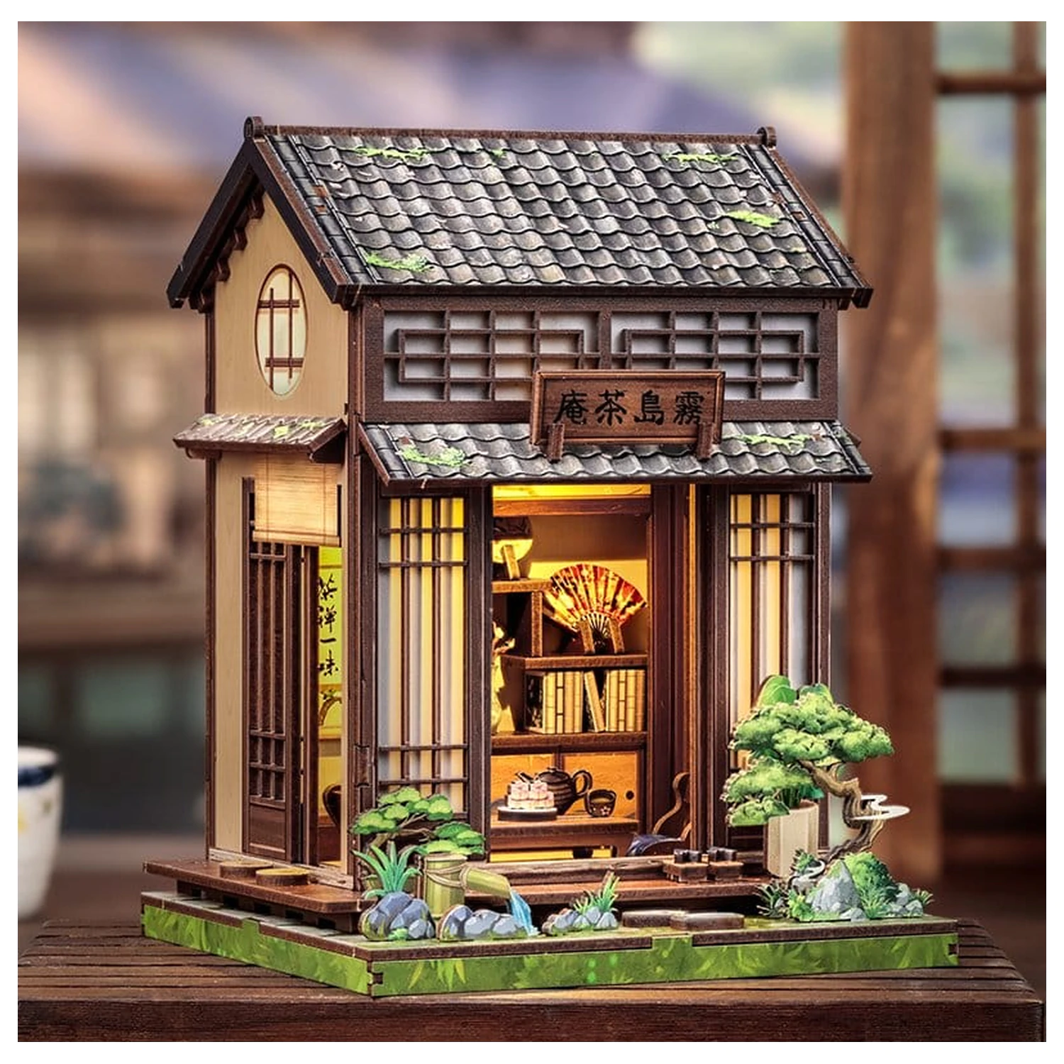 Stavebnica modelu miniatúrneho domu Kirishima Cha-an 19 x 14 cm produktová fotografia