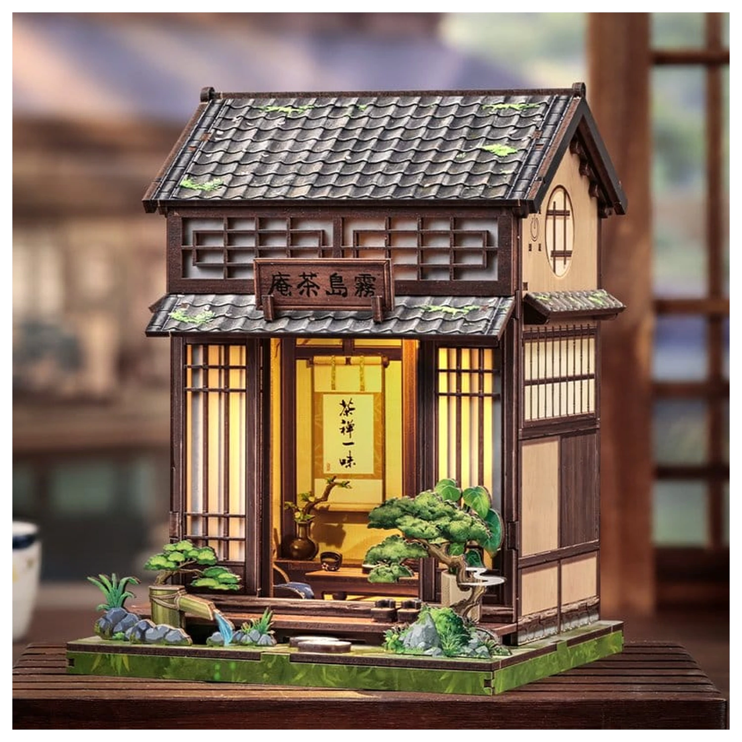 Stavebnica modelu miniatúrneho domu Kirishima Cha-an 19 x 14 cm produktová fotografia